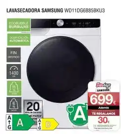 Milar Samsung - lavasecadora wd11dg6b85bku3 oferta
