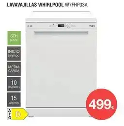 Milar Whirlpool - lavavajillas w7fhp33a oferta