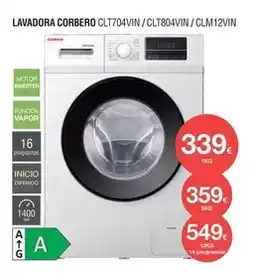 Milar Corberó - lavadora clt704vin/clt804vin/clm12vin oferta