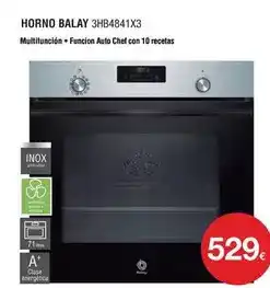 Milar Balay - horno 3hb4841x3 oferta