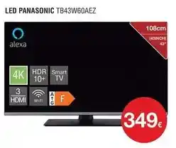 Milar Panasonic - led tb43w60aez oferta