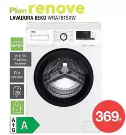 Milar Beko - lavadora wra7615xw oferta
