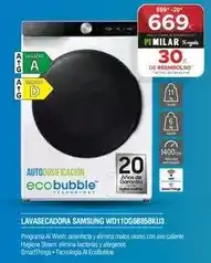 Milar Samsung - lavasecadora wd11dgb85bk13 oferta
