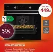 Milar Aeg - horno as gs6pb51fab oferta