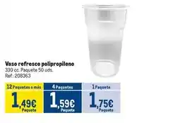 Makro Vaso refresco polipropileno oferta