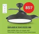 Milar Cecotec - ventilador de techo oferta