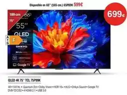 Milar Tcl - qled 4k 75 75p89k oferta