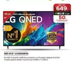 Milar Lg - qned 4k 65 oferta