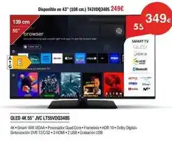 Milar Jvc - qled 4k 55 lt55vdq340s oferta