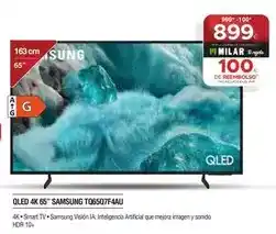 Milar Samsung - qled 4k 65 tq6507f4au oferta