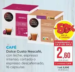 SPAR Gran Canaria Nescafé - café dolce gusto oferta