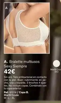 Leonisa Bralette multiusos sexy siempre oferta