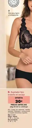 Leonisa Sujetador tipo bralette en encaje oferta