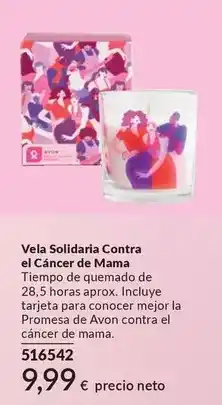 AVON Avon - vela solidaria contra el cancer de mama oferta