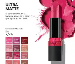 AVON Barra de labios ultra matte oferta