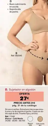 Leonisa Sujetador en algodón oferta