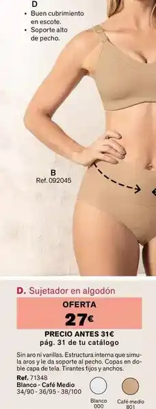 Leonisa Sujetador en algodón oferta