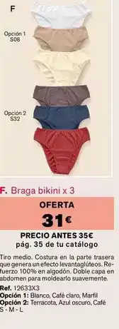 Leonisa Braga bikini x 3 oferta