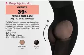 Leonisa Braga faja tiro alto oferta