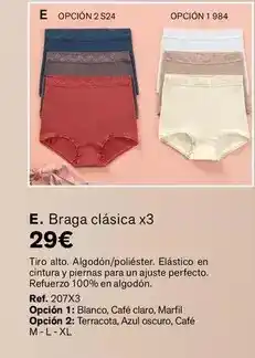Leonisa Braga clasica oferta
