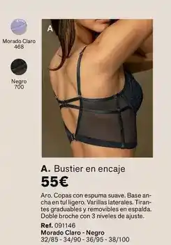 Leonisa Bustier en encaje oferta