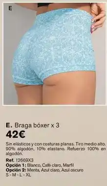 Leonisa Braga bóxer x 3 oferta