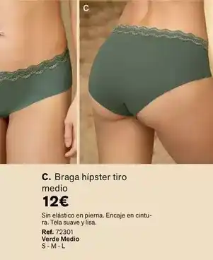 Leonisa Braga hipster tiro medio oferta