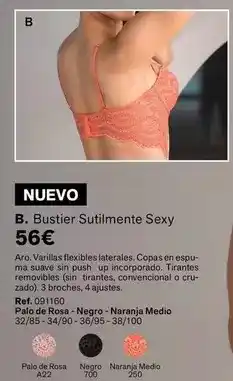 Leonisa Bustier sutilmente sexy oferta