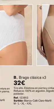 Leonisa Braga clasica x3 oferta