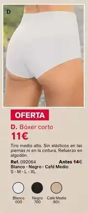 Leonisa Boxer corto oferta