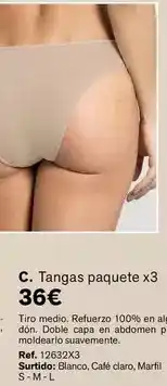 Leonisa Tangas paquete x3 oferta