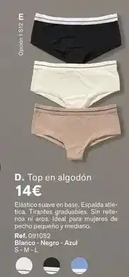 Leonisa Top en algodón oferta