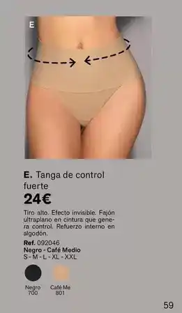 Leonisa Tanga de control fuerte oferta