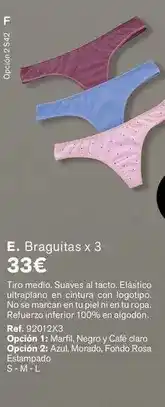 Leonisa Braguitas x3 oferta