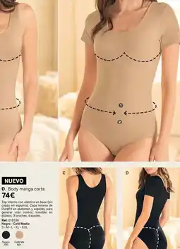 Leonisa Body manga corta oferta