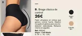 Leonisa Braga clasica de control oferta