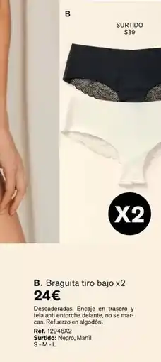 Leonisa Braguita tiro bajo x2 oferta