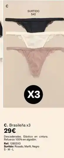 Leonisa Brasileña x3 oferta