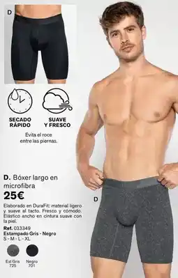 Leonisa Bóxer largo en microfibra oferta