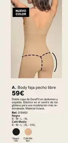 Leonisa Body faja pecho libre oferta