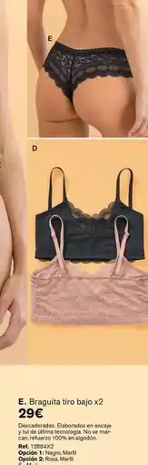 Leonisa Braguita tiro bajo x2 oferta