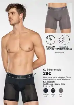 Leonisa Bóxer medio oferta