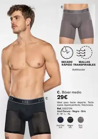 Leonisa Bóxer medio oferta