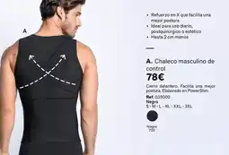 Leonisa Chaleco masculino de control oferta