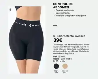 Leonisa Short efecto invisible oferta