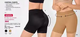 Leonisa Short de control levanta glúteos oferta
