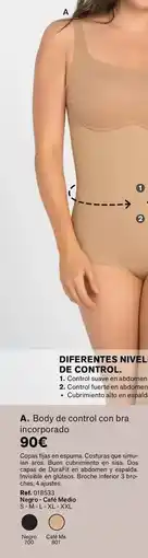 Leonisa Body de control con bra incorporado oferta