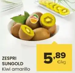 Autoservicios Familia Zespri - sungold kiwi amarillo oferta