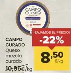 Autoservicios Familia Campo curado - queso mezcla curado oferta