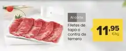 Autoservicios Familia Filetes de tapa o contra de ternera oferta